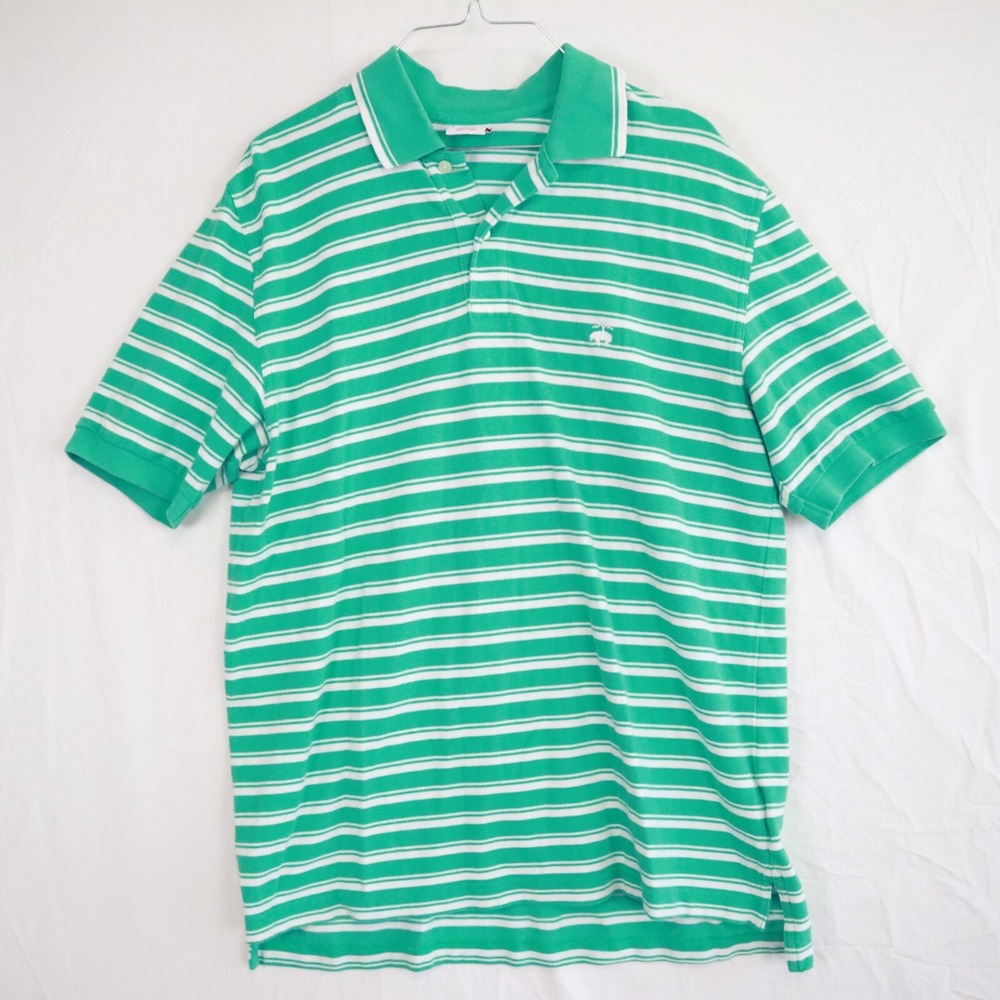 Brooks Brothers‎ Polo Shirt Mens Medium 346 Original Fit Striped Short Sleeve